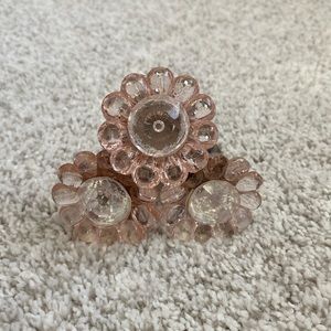 Anthropologie Flower Glass Drawer Pulls